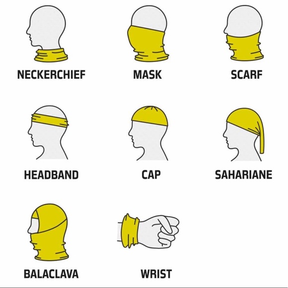 COLTS Neck Gaiter Headband INDIANAPOLIS NFL TEAM LOGO Blue Men’s UNISEX - Picture 6 of 12